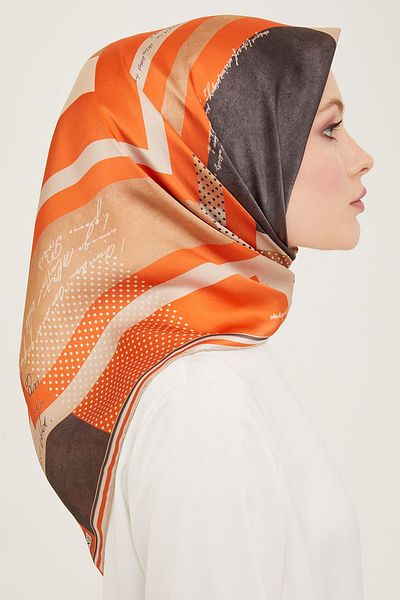 Armine Μεταξωτό κασκόλ 2024 Άνοιξη και Καλοκαίρι Twill 9138-86