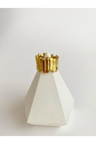 ı feel free more then ever that moment Design Gold Plated Victoria Ring