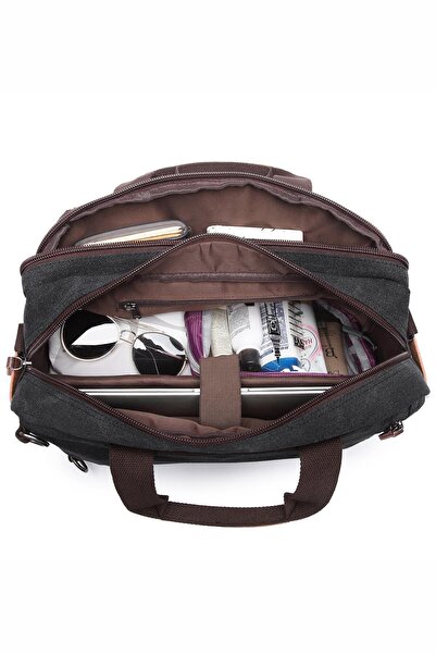 CACTİVE Ctvyb1278-0001 Siyah Unısex Evrak Ve Sırt Çantası