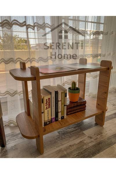 Serenti Home Çok Amaçlı Kitaplık Sehpa Raf