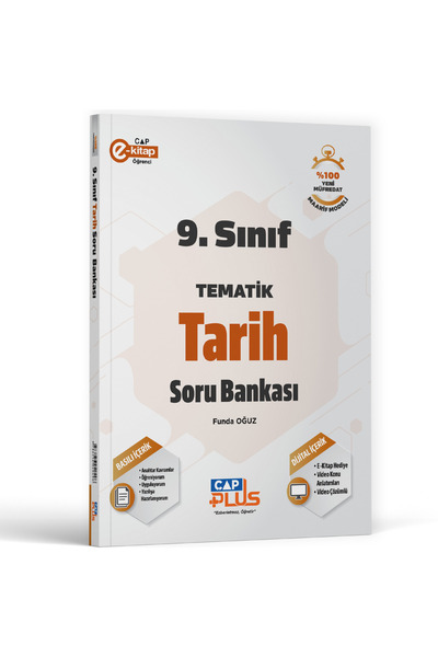 Çap Yayınları Çap 9. Sınıf Tarih Tematik Plus Soru Bankası   Funda Oğuz
