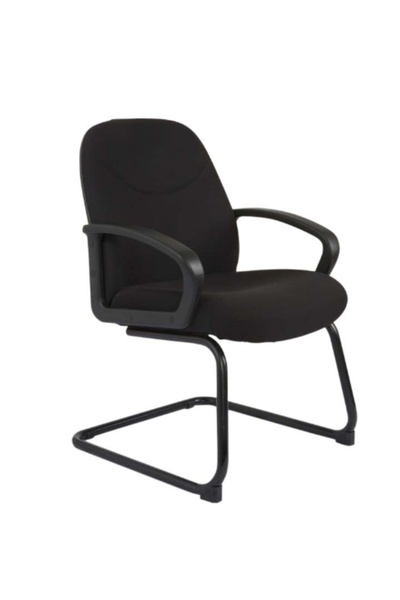 Mahmayi كرسي الزوار المريح الأسود Iris 587 - شبكة قابلة للتنفس، مساند أذرع من...