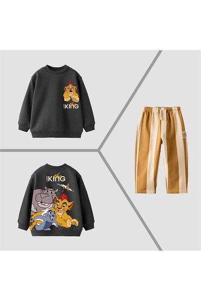 Lolliboomkids Σετ αθλητικής φόρμας New Season Boy's Loved Character με εμπριμέ θέμα το δάσος