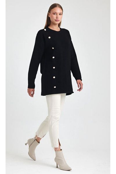 Store Buttoned Knitwear Sweater - Standard Size (Size S,M,L,Xl)