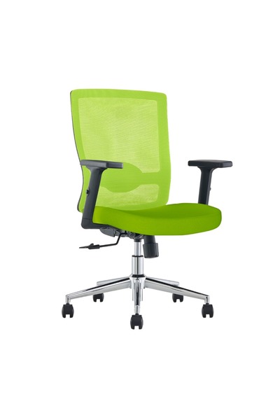 Mahmayi كرسي مكتب شبكي مريح باللون الأخضر من Sleekline - عجلات دوارة عالية ال...