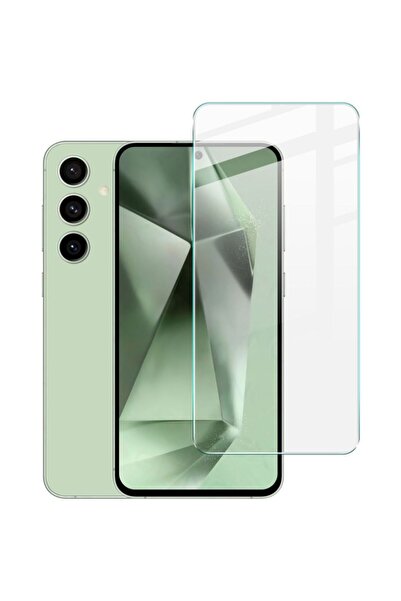 Rivor Samsung Galaxy S24 FE Uyumlu Ekran Koruyucu Tamperli Kırılmaz Kısa Cam ...