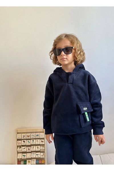 Jolly Kids Boy's Pocket Fleece Sweatshirt Set