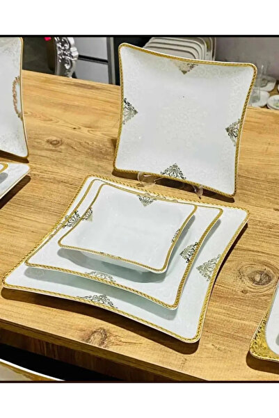 DEMİROK İTHAL ÜRÜNLER İran porselen yemek takımı 24 parça