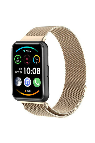UnDePlus Huawei Watch Fit 4/fit 4 Pro/fit 3 Kordon Milano Loop Metal Kordon (...
