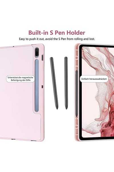UnDePlus Samsung Galaxy Tab S9 Fe Plus/S10 Plus/S9 Plus - Case with Pen Compartment Smart Case, X610-16-810-18 X820