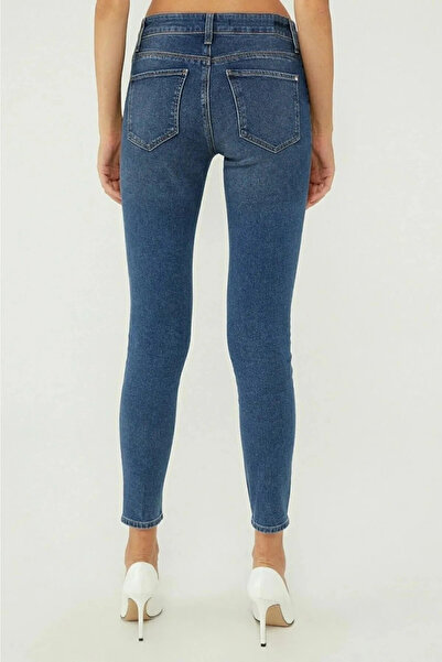 ButikDina Anatolia Kadın Solmayan Yüksel Bel Likralı Toparlayıcı Skinny Jeans Pantalon