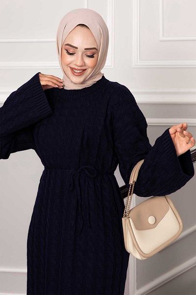 EBRUTESETTÜR Hair Knit Detailed Knitwear Dress