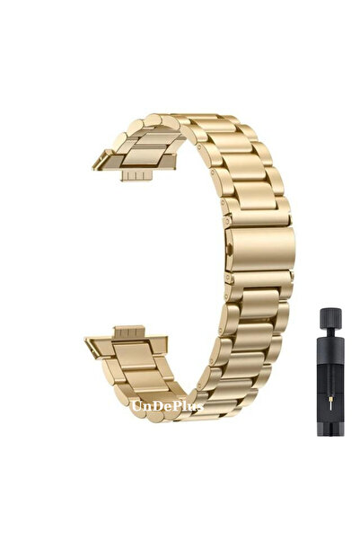 UnDePlus Huawei Watch Fit 5/Fit 5 Pro/Fit 4/Fit 4 Pro/Fit 3 Kordon Klipsli Me...