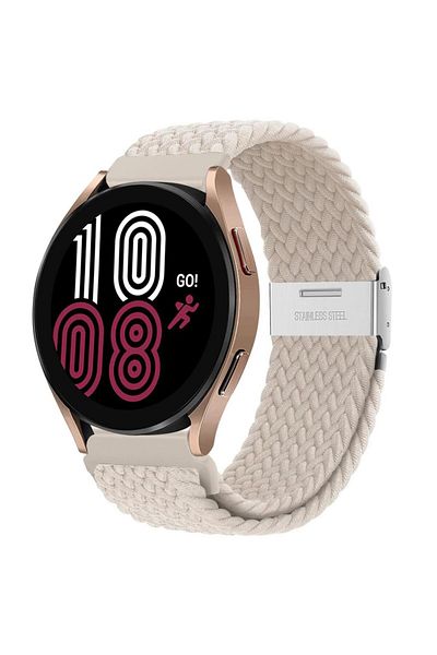UnDePlus ساعة Huawei Watch GT2 Pro / Honor Magic 2 - شبكة مرنة بمشبك معدني مقاس 42 مم