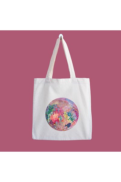 designedfy Disco 2 Waterproof Printed Cloth Bag, Beach Bag