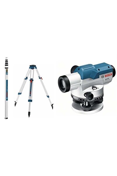 Bosch GOL 26 D+BT 160 Tripod+GR 500 Mira 100 Metre Optik Nivelman - 3165140744997