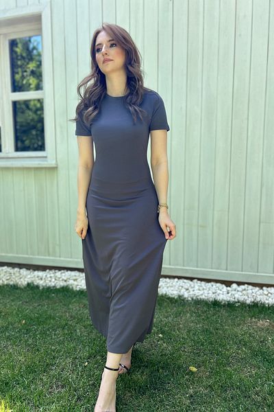 HELİS BUTİK Φόρεμα Smoked Modal Fabric