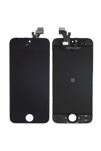 Nettech Teknonet iPhone 5 Compatible Aa Quality Lcd Touch Slatted - Black