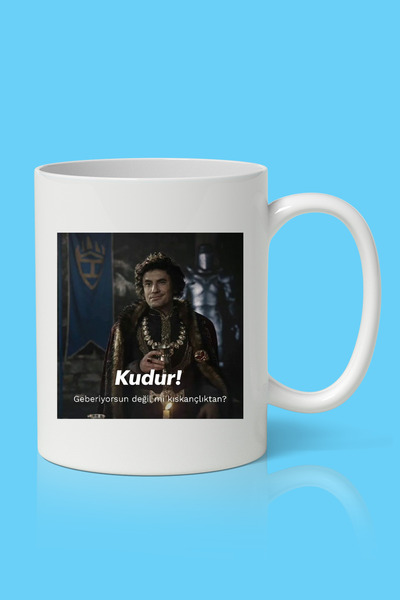 designedfy Prens Kudur Baskılı Kupa Bardak