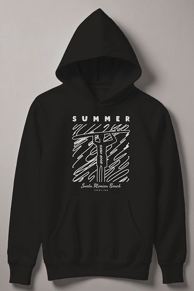 MYADA Special Design Missing Summer Printed Style Hooded Children's Sweatshirt 11130