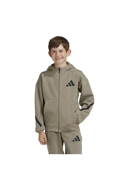 adidas J Z.N.E.Fz Gray Children's Jacket - Jf8955