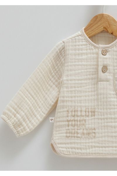 Caramell Comfortable Double Layer Baby Muslin Set - Soft 100% Cotton