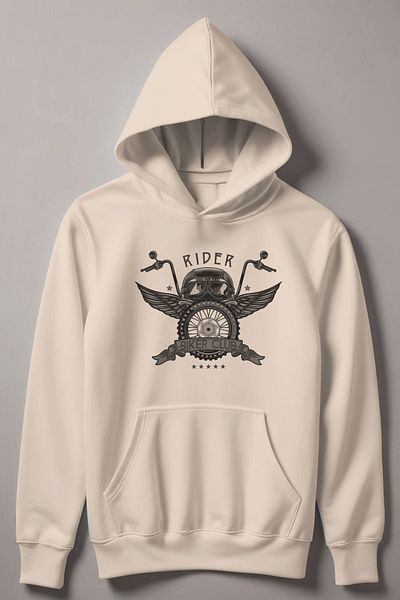 MYADA Παιδικό φούτερ με κουκούλα Rider Biker Club 13291