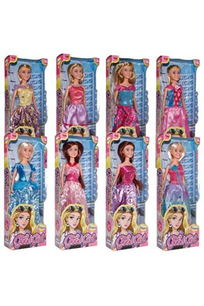 Oyuncakfabrikasi Vardem Kutulu 29 cm Şık Renkli Kıyafetli Manken Oyuncak Bebek