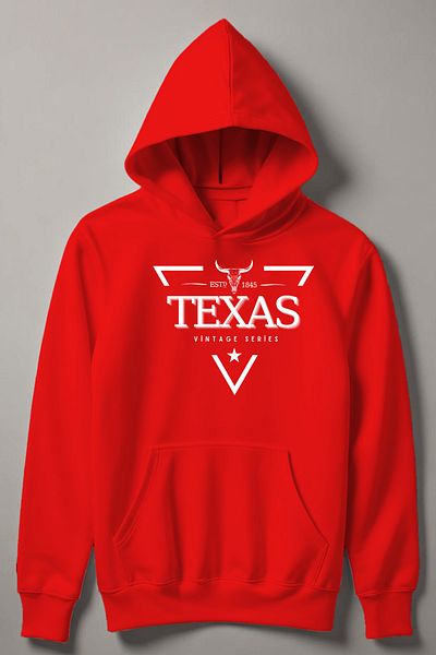 MYADA Детски суитшърт с качулка и принт Texas Vintage Series 12443