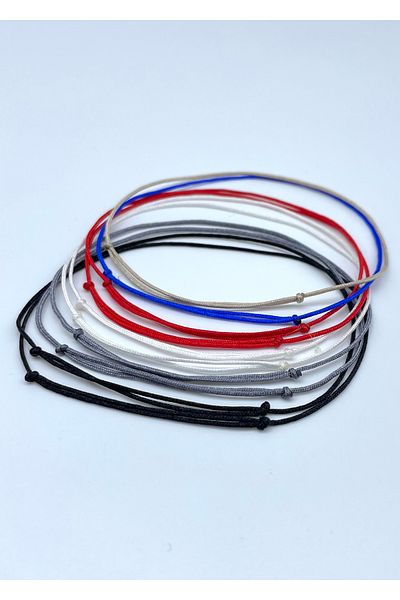 Concept HuBuTU 10-Piece Minimal Women's Men's Wish Rope Bracelet Set
