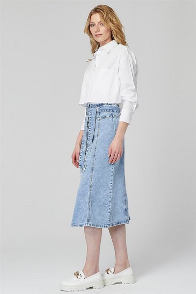 HomeStore Jeans-Bleistiftrock von Jean Kemerli