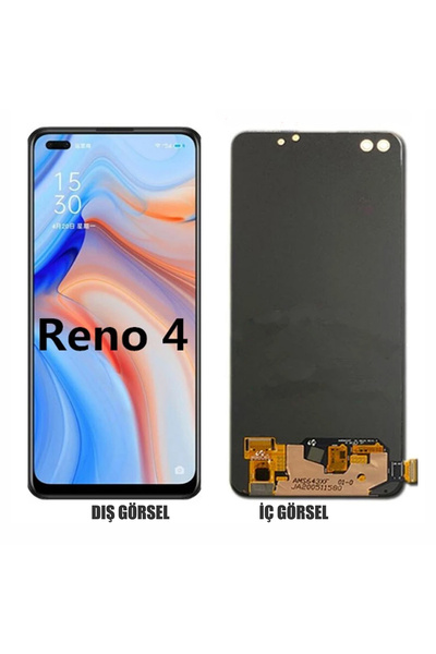 Nettech Teknonet Oppo Reno 4 Compatible Lcd+Touch - Black