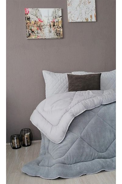 BELGER Double Person Welsoft 100% Cotton Silicone Quilt |   Double Sided |    Woven Fabric