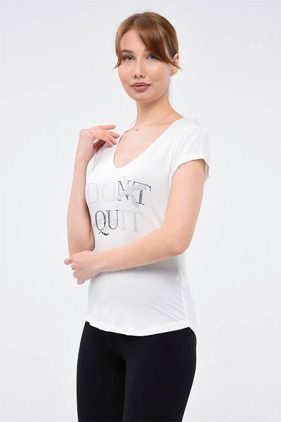HomeStore Bedrucktes „Do It“-T-Shirt