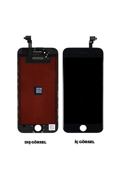 Nettech Teknonet iPhone 6 Compatible Aaa Quality Lcd Touch Slatted - Black