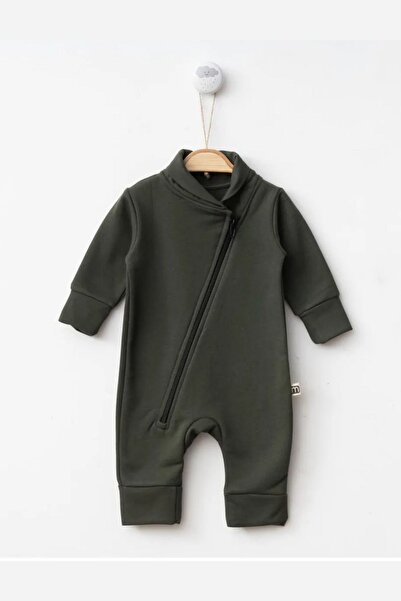 Minytrendy Girl's Boy's Winter Baby Onesie - Fleece, Zippered, Stand Collar Gift