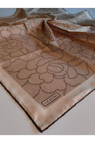 Armine ARMINE Twill μεταξωτό μαντίλι - 2025 Kiş Sezon 9222D02-33