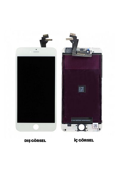Nettech Teknonet iPhone 6 Plus Compatible Aaa Quality Lcd Touch Screen with Slats - White