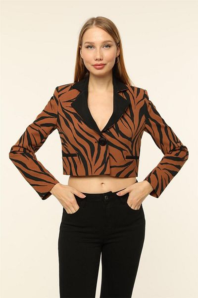 HomeStore Jacke mit Zebra-Print