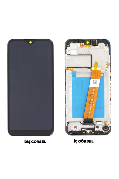 Samsung Teknonet Samsung Galaxy A01 Uyumlu Lcd+Dokunmatik+Çıtalı