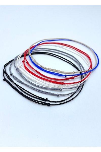 Concept HuBuTU 10-Piece Minimal Women's Men's Wish Rope Bracelet Set