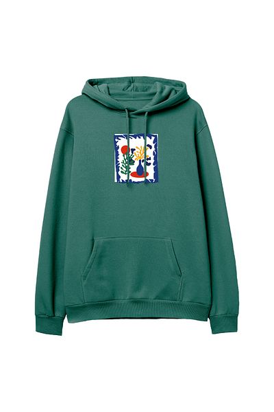 COUTLINER Flowers Regular Hoodie