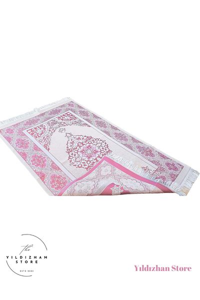 Yıldızhan Store Taffeta Prayer Rug, Dowry, Gift, Hac and Umrah Gift, Bundle, Prayer Mat