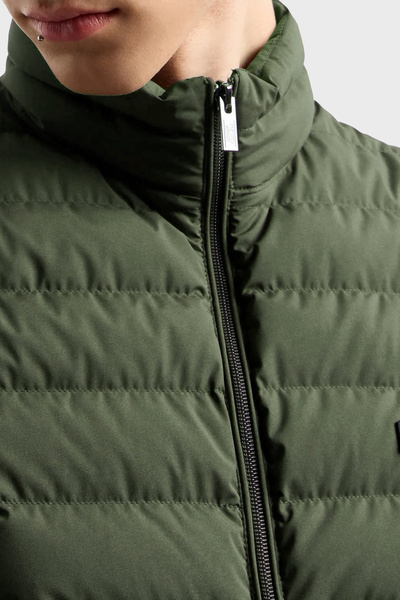 Emporio Armani Men's Puffer Vest - I Logo, Stand Collar, Regular Fit Vest 8N1Bq1 1Nlrz 05A6