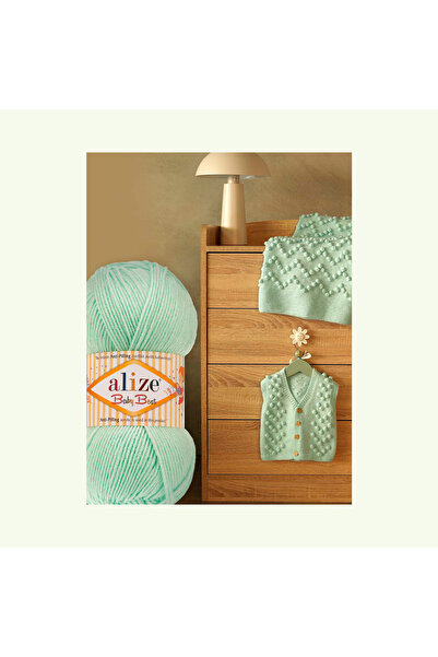 Alize Baby Best 5 Adet Bebe İpi %10 Bambu Antipiling 450 İnci Beyazı