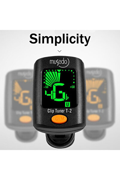 Genel Markalar T-2 MUSEDO DIJITAL TUNER CHERUB, Musedo T-2 , Digital Gitar ve Ukulele Akort Aleti