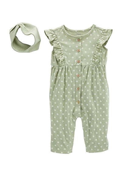 Carter's Kız Bebek Tulumlu Set