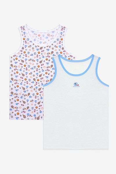 Penti Boy's Sporty 2-Piece Multicolored Undershirt