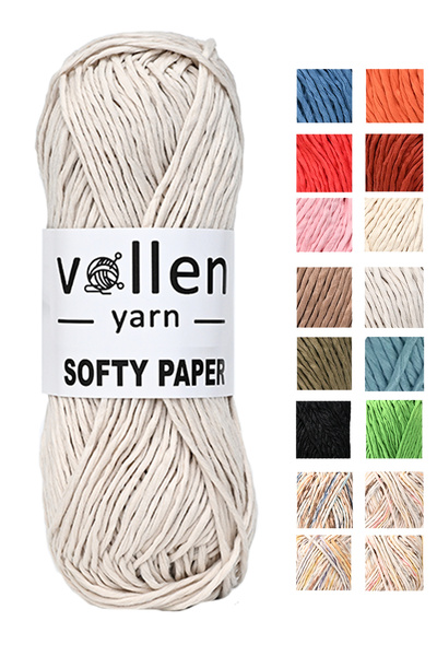 vollen yarn Μαλακό χαρτί ράφια - Νήμα για χόμπι, βελονάκι, πλέξιμο στο χέρι κ...