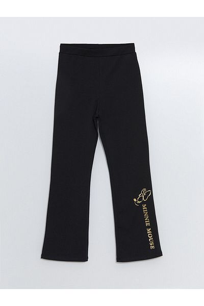 LC Waikiki Lcw Спортни панталони за момиче с щампа на Мини Маус на талията